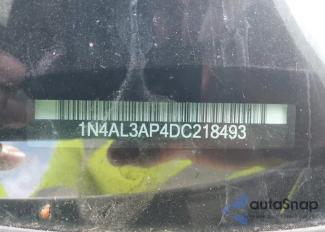 2013 Nissan Altima 2.5 S из США, поврежденный, VIN 1N4AL3AP4DC218493